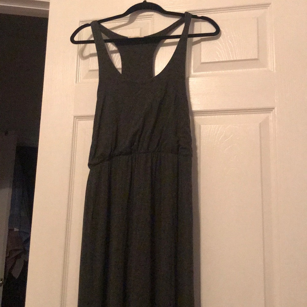 Floor length jersey dress